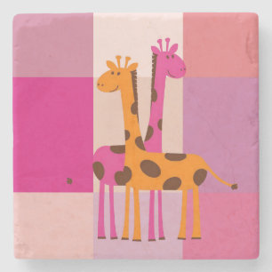 Mors dag Marble Stone Underlägg Giraffe