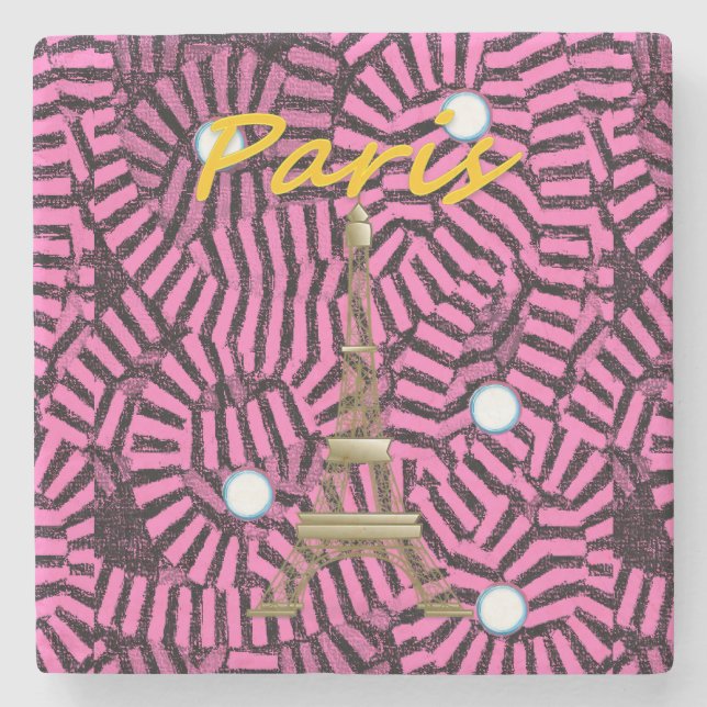 Mors dag Marble Stone Underlägg Paris, Frankrike (Framsidan)