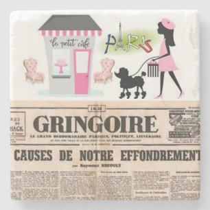 Mors dag Marble Stone Underlägg Paris, Frankrike