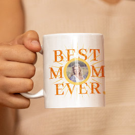 Mors dag med bästa Mamma någonsin sol-fotot Kaffemugg