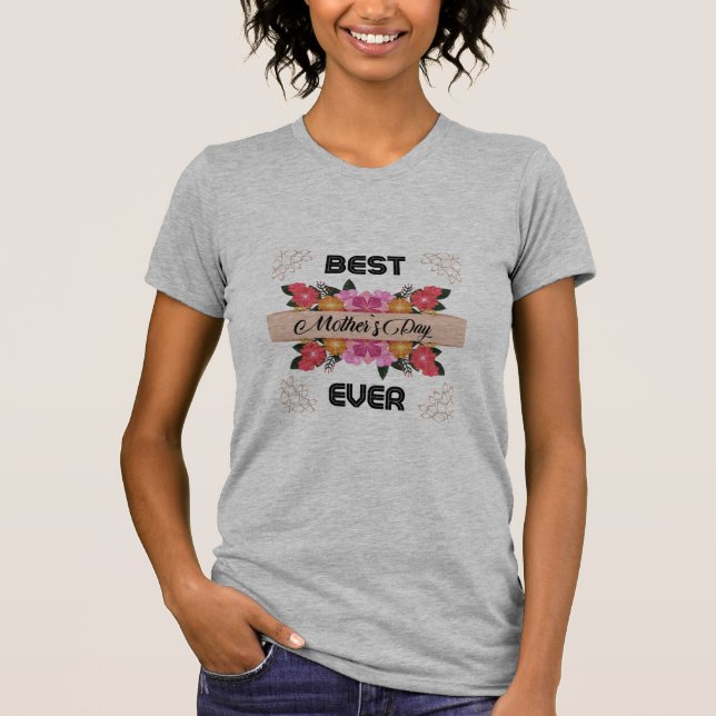 Mors dag med Kärlek T Shirt (Framsida)