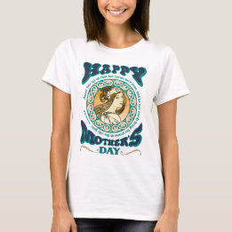 Mors dag med kristen beröring t shirt