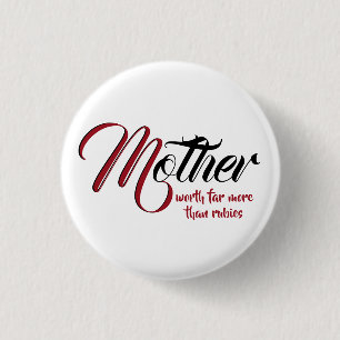 MORS DAG mer än Rubies inspirational Knapp