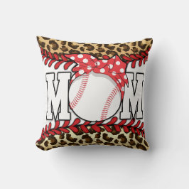 Mors dag Messy Hair Baseball Kudde