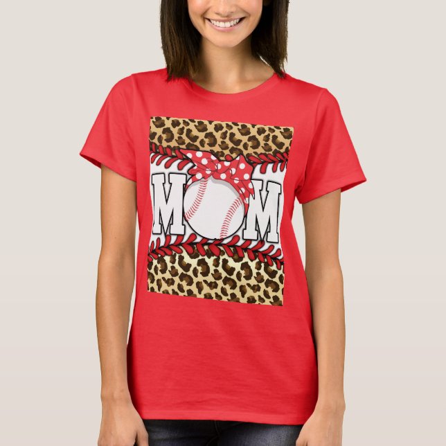 Mors dag Messy Hair Baseball T Shirt (Framsida)