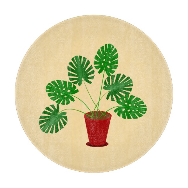 Mors dag Monstera Plant (Framsidan)