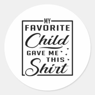 Mors dag Mor Mammor Mummy Mamma Gift Idea Runt Klistermärke