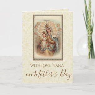Mors dag Mormor Mamma Jungfru Maria Jesus Kort