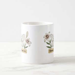 Mors dag - Mors dag - Fjäril Blommig Kaffemugg