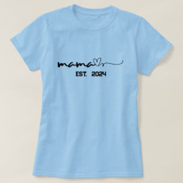 Mors dag morsa med bomullsbesättningsskjorta t shirt