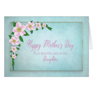 mors dag, MY-döttna ömtåliga äppelBlommar Hälsningskort