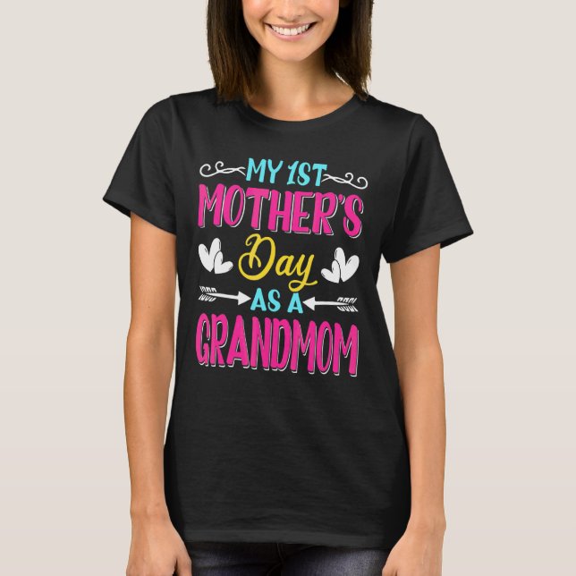 Mors dag My First Mors dag som mormor T Shirt (Framsida)