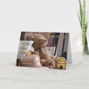 Mors dag - Nalle - kort - Anpassa