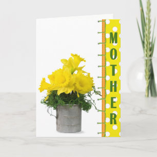 Mors dag Narcissbukett Kort