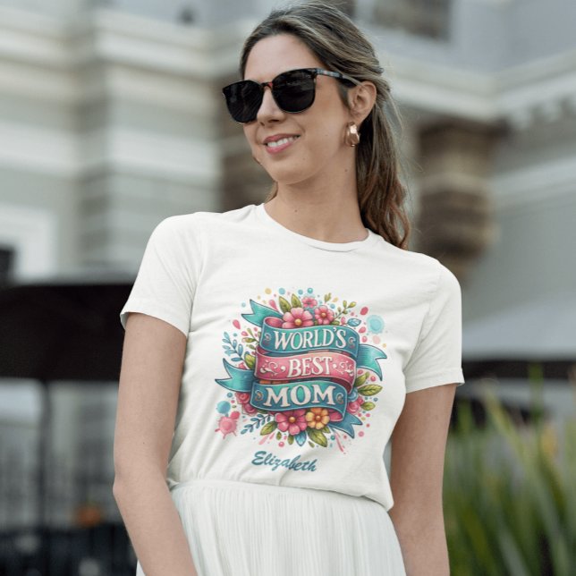 Mors dag Nature Älskare Blommigt Personlig T Shirt (Skapare uppladdad)
