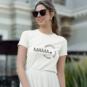 Mors dag Ny mamma Mamma Bruh-Personlig T Shirt