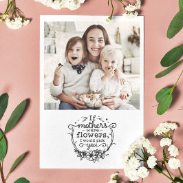Mors dag om mor var blommor julkort