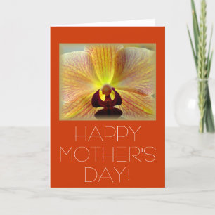 "Mors dag Orchid" Kort