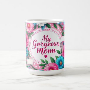 Mors dag Ord "Min vackra Mamma" Kaffemugg