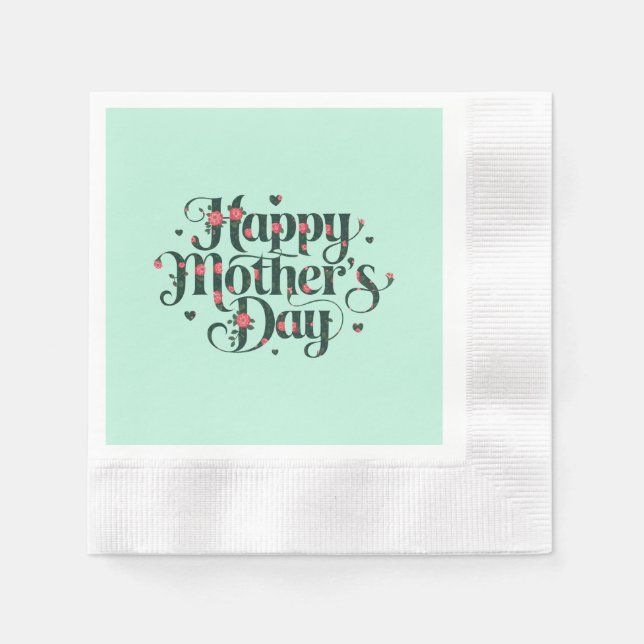 Mors dag pappersservett (Framsidan)