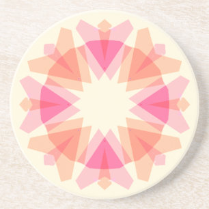 Mors dag Pastell Rosa Brun Stjärna Regnbåge Dekor Underlägg