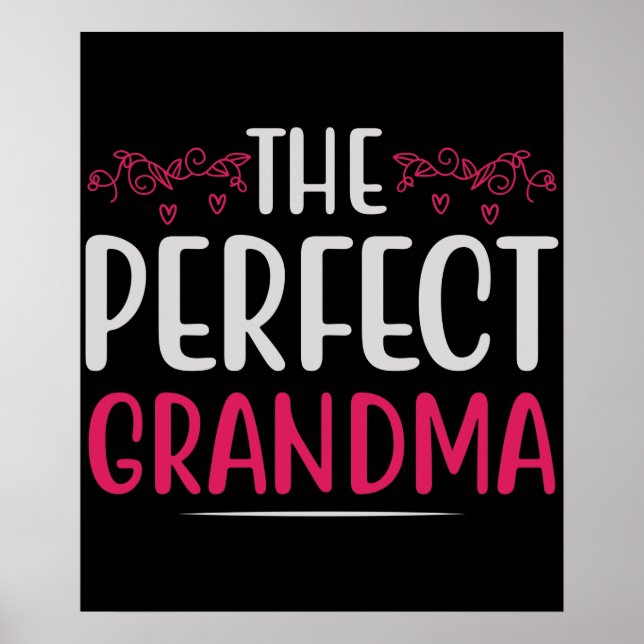 Mors dag - Perfekt Grandma Poster (Framsidan)