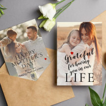 Mors dag personlig 2 foton och text