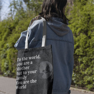 Mors dag Personlig Gift Idea Tote Bag Tygkasse