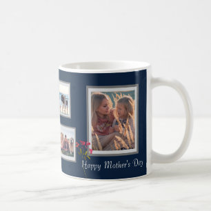 MORS DAG PHOTO COLLAGE FAMILY PERSONALIZE KAFFEMUGG