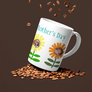 Mors dag Photo Garden Kaffemugg