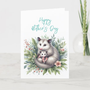 Mors dag Possum Grattiskort Tack Kort