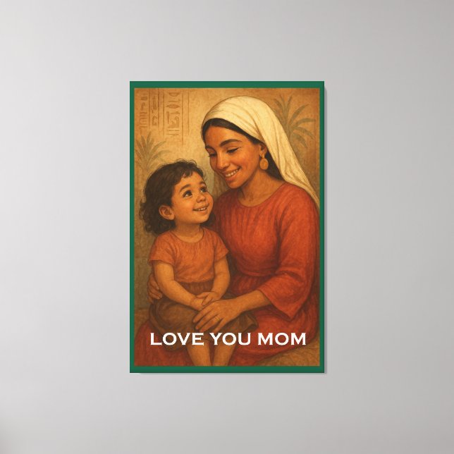 Mors dag poster canvastryck (Framsida)