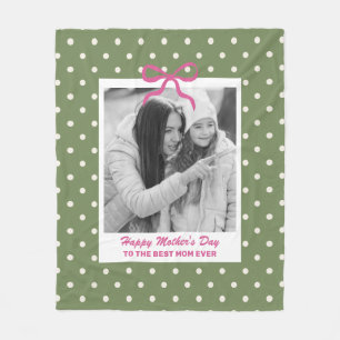 Mors dag-present till världens bästa mamma - anpas fleecefilt