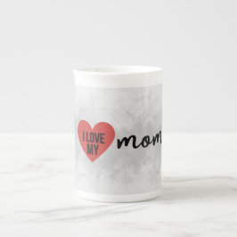 Mors dag presentmugg benporslin mugg