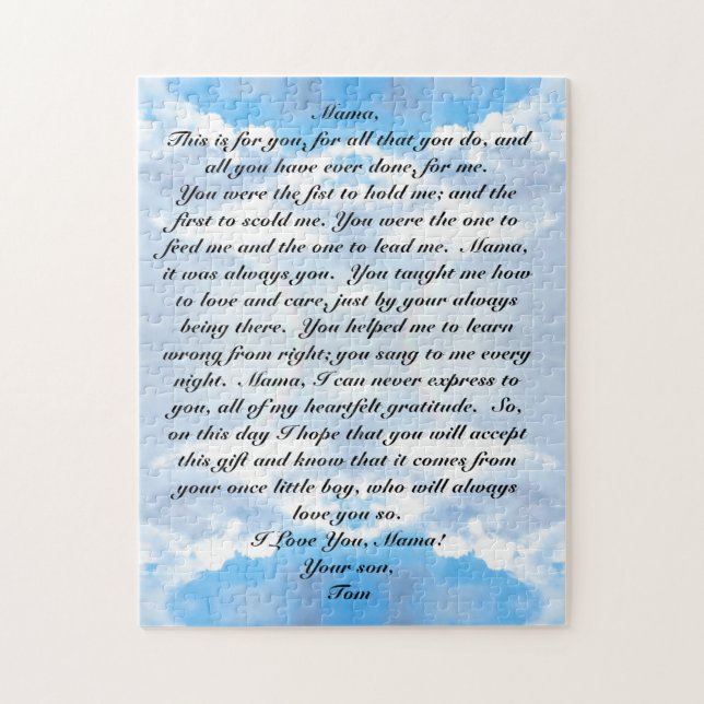 Mors dag pussel (Vertikal)