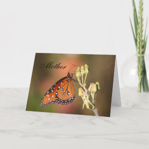 Mors dag Queen Butterfly Kort