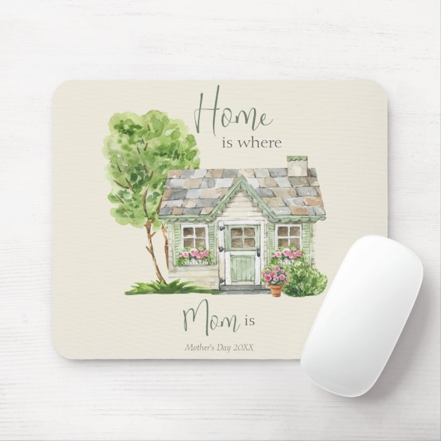 Mors dag Quote Sweet Watercolor Musmatta (Med mus)