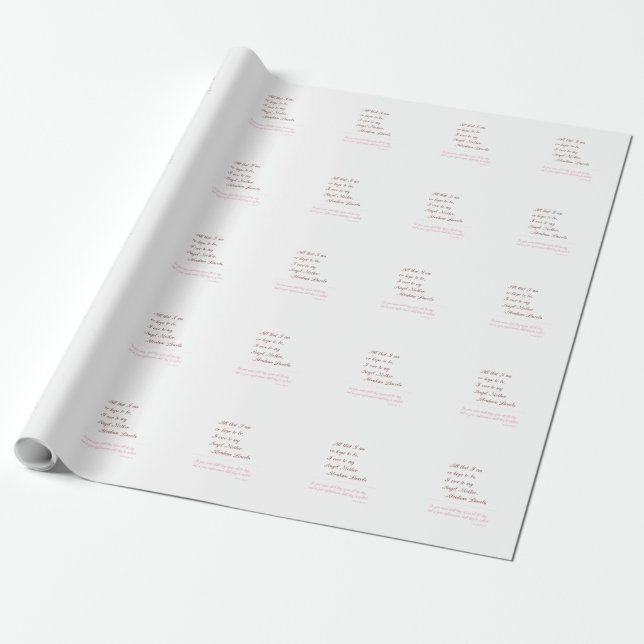 Mors dag Religiösa Angel Presentpapper (Utrullad)
