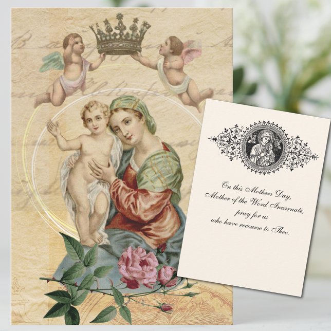 Mors dag Religiösa Prayer Mary Jesus (Skapare uppladdad)