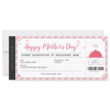 Mors dag Restaurant Reservation Gift Voucher