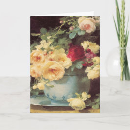 Mors dag Ro i Porcelain Bowl Kort