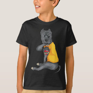 Mors dag Rolig hund Pitbull i Kärlek Mamma Tattoo T Shirt