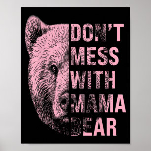 Mors dag Rör inte Mamma Björn Poster