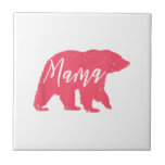 Mors dag Rosa Bear Mamma Bear Kakelplatta<br><div class="desc">Mors dag Rosa Bear Mamma Bear</div>