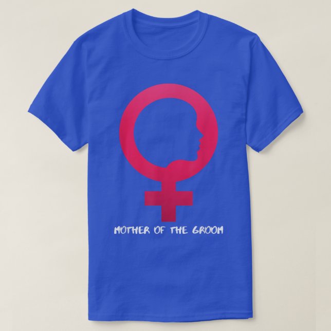 Mors dag Rosa FeministMor i Groom T Shirt (Design framsida)