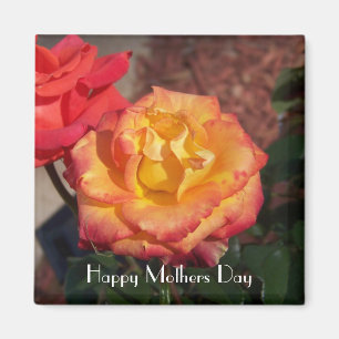 Mors dag rosa magnet