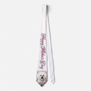 Mors dag - rosa tulpan - Bichon Frise Slips