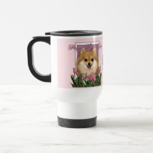 Mors dag - rosa tulpan - Pomeranian Resemugg