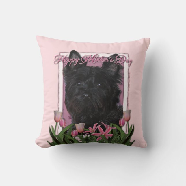 Mors dag - Rosa tulpaner - Cairn Terrier - Rosco Kudde (Framsida)