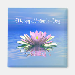 Mors dag Rosa Vatten Lily Lily Magnet
